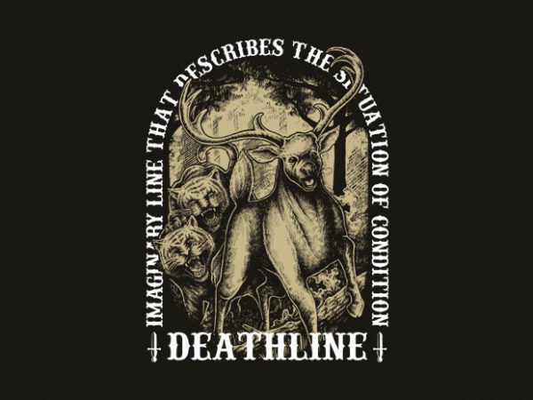 Deathline t-shirt design