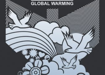 STOP GLOBAL WARMING t shirt design png