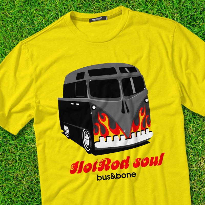 HOTROD SOUL vector t shirt design