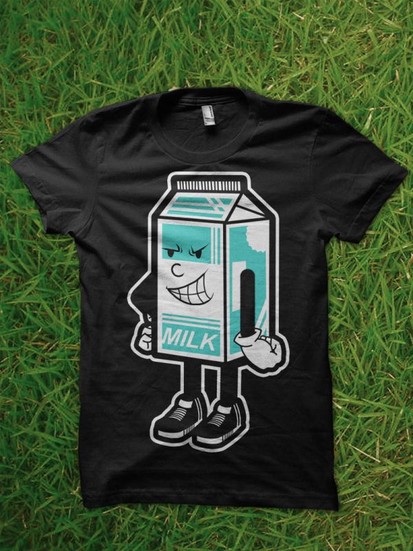 milk tshirt design t shirt design graphic