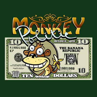 Monkey politic commercial use t-shirt design