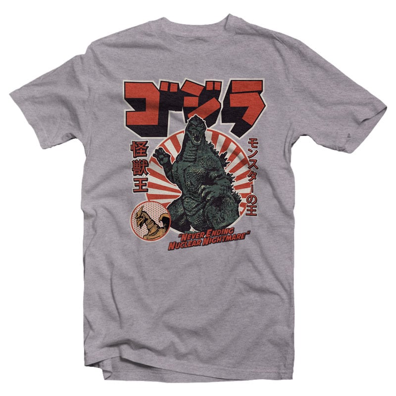 nuclear nightmare monster vector shirt design - Buy t-shirt designs