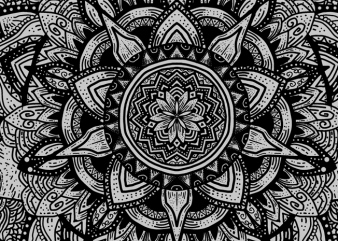 Mandala Illuminati T-Shirt Design