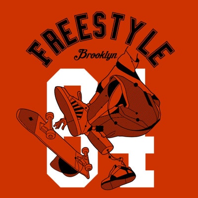 Freestyle tshirt design for sale
