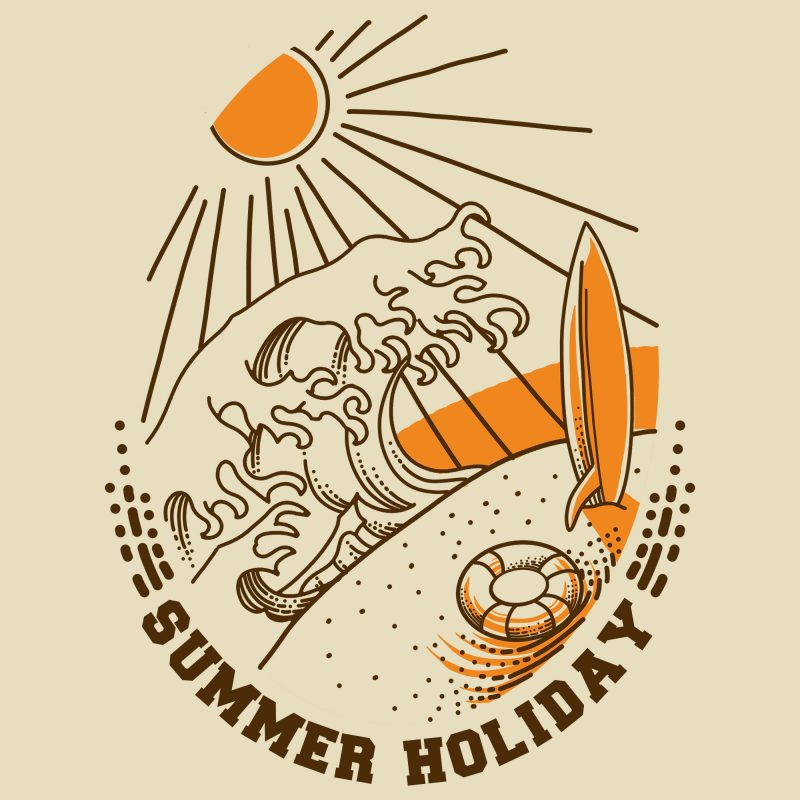 summer beach tshirt desgn tshirt-factory.com