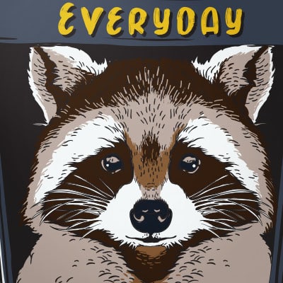 Everyday is a trash day vector t-shirt design