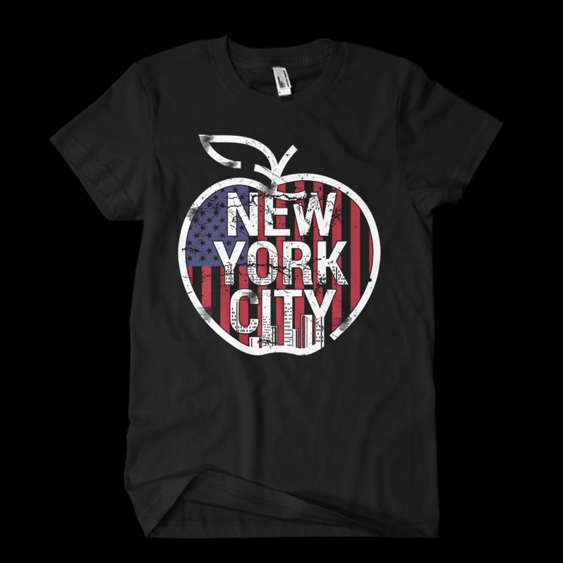 big apple Vector t-shirt design t shirt designs for teespring