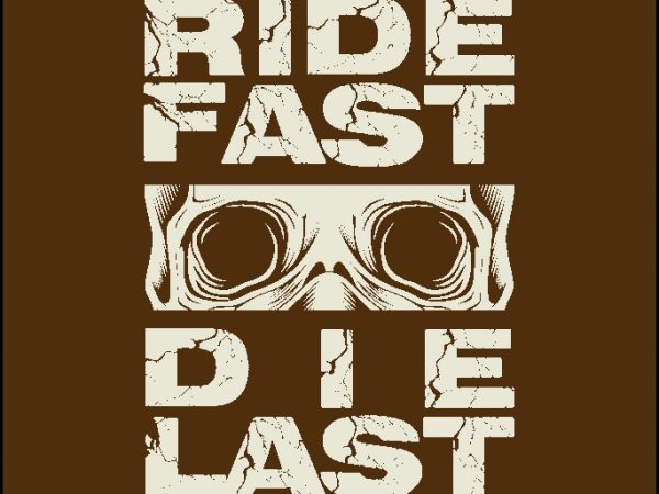Vector t-shirt designs skull bikers ride fast