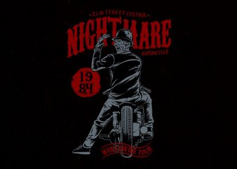 nightmare rider Graphic t-shirt design