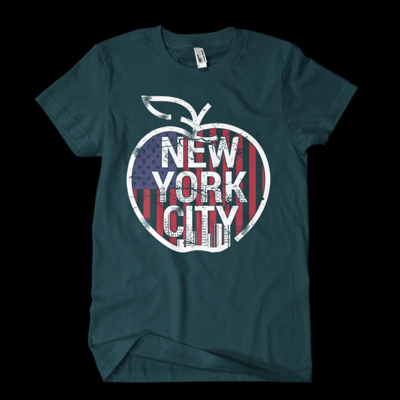 big apple Vector t-shirt design t shirt designs for teespring