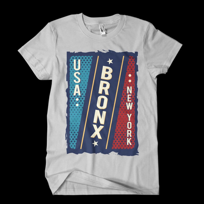 Usa Bronx New York vector t shirt design