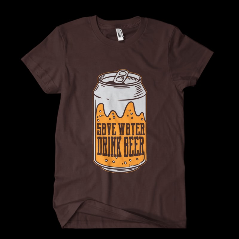Bugt Panda skære beer can Vector t-shirt - Buy t-shirt designs