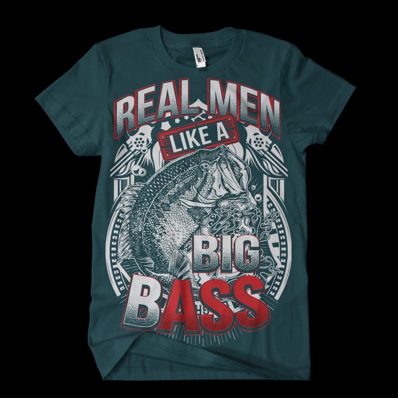 big bass 2 Vector t-shirt design vector shirt designs