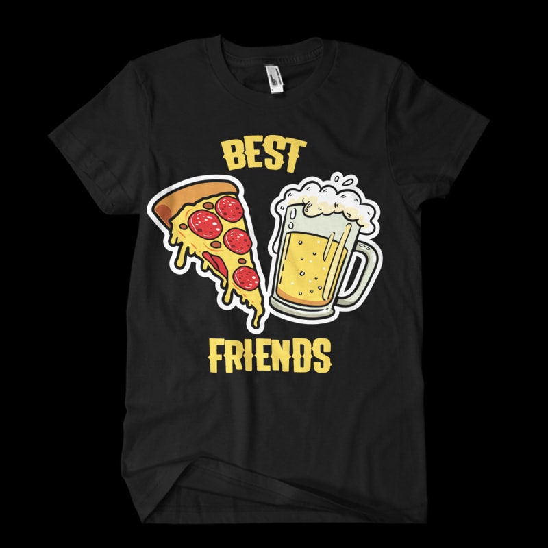 best frineds Vector t-shirt design tshirt-factory.com