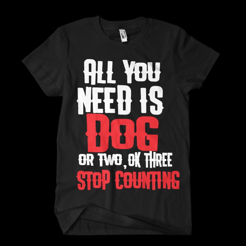 Dog Vector t-shirt design buy t shirt designs artwork