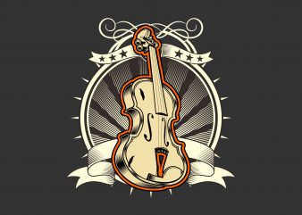 The Classical Music Violin t shirt design to buy