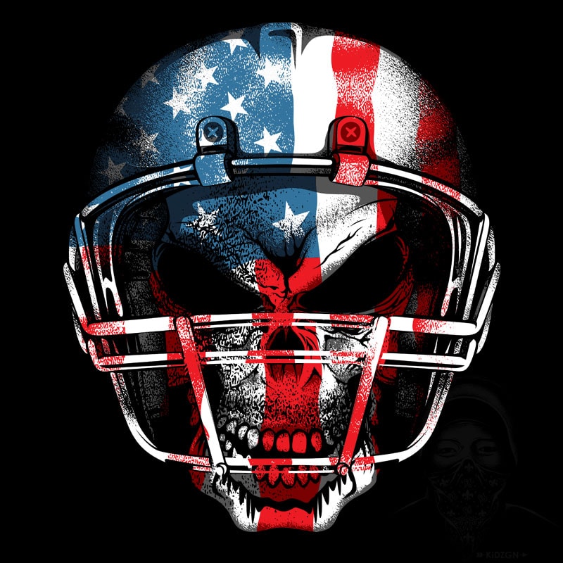 American Football Design For T Shirt Buy T Shirt Designs