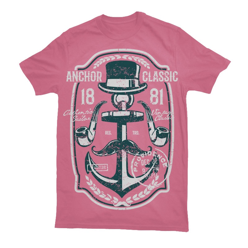 Anchor Classic buy tshirt design