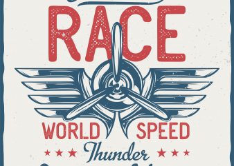 Endurance Race. Vector T-Shirt Design