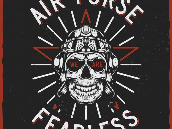 Air force. vector t-shirt design