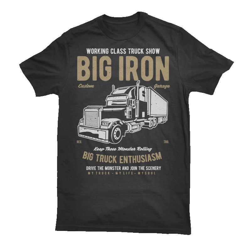 Big Iron vector t shirt design