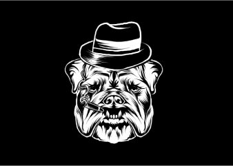 Bulldog Mafia t shirt design template