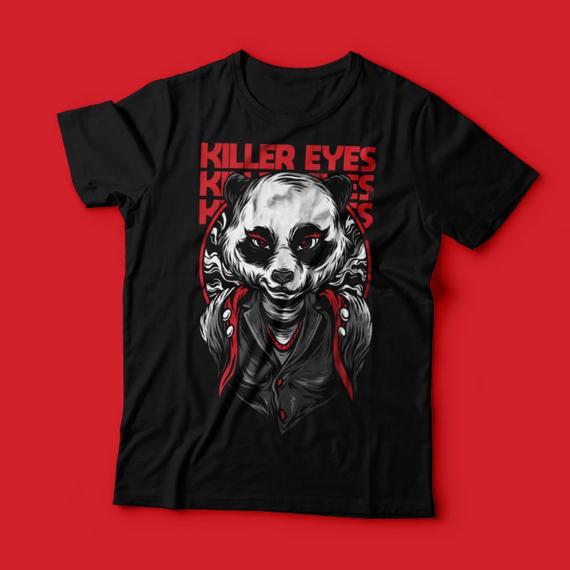 Killer Eyes T-Shirt Design buy t shirt design