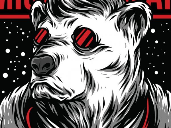 Mister polar t-shirt design