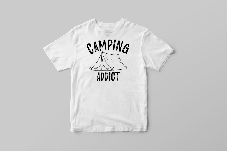 Camping addict – Camping outdoor camp adventure saying vector t shirt design tshirt factory