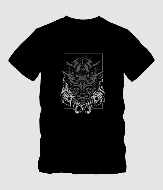 Demon Engine t-shirt designs for merch by amazon