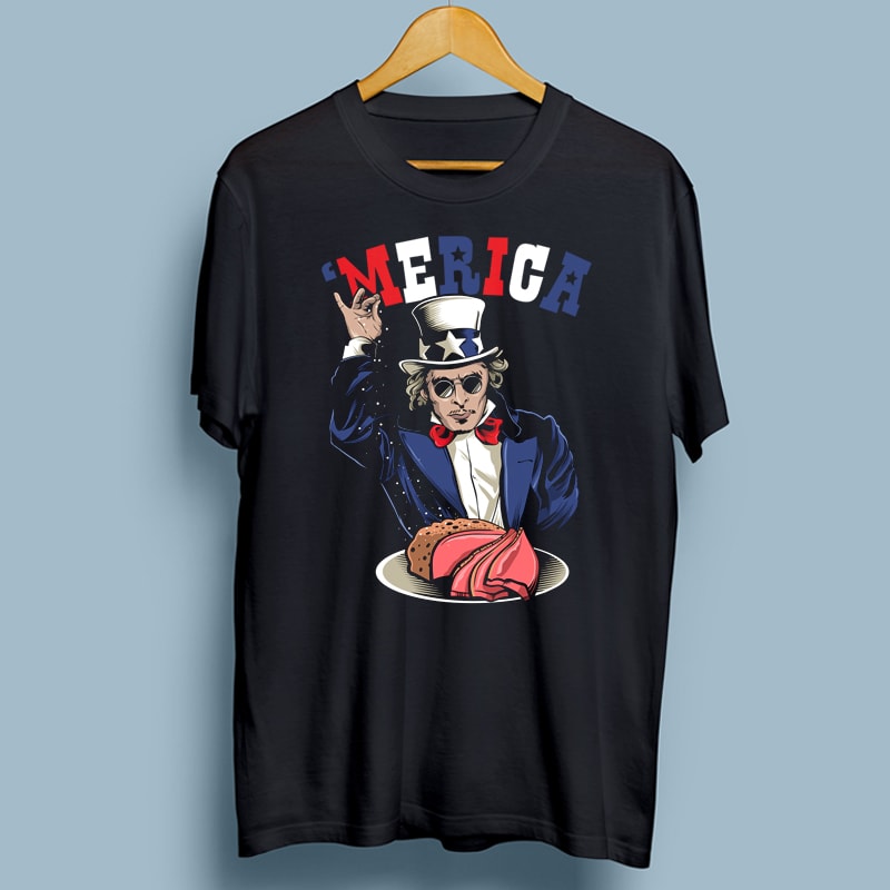 ‘MERICA vector t shirt design
