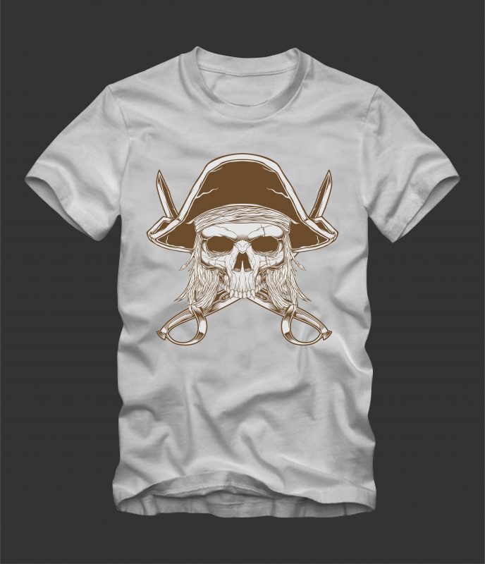 skull pirates tshirt factory