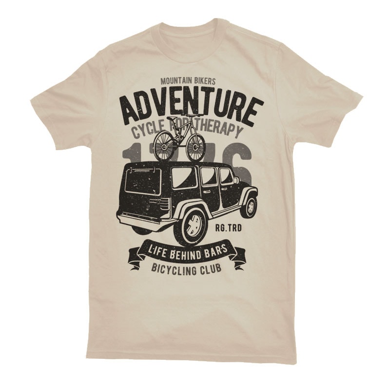 Mountain Bikers Adventure t shirt designs for sale