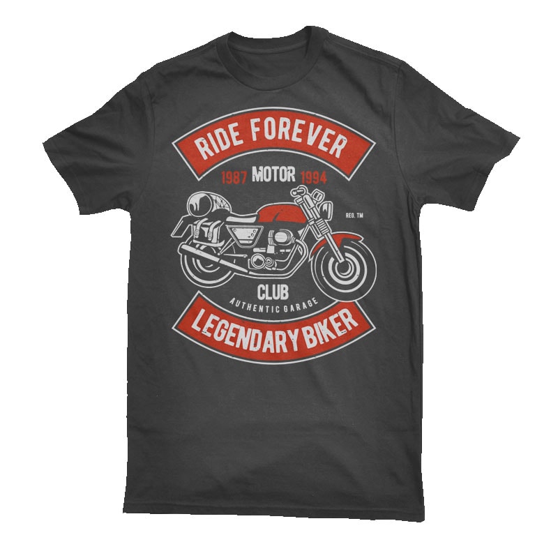 Ride Forever t shirt designs for sale