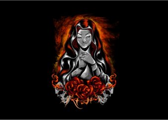 The Virgin Mary shirt design png