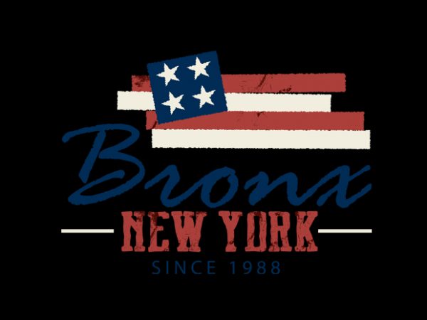 Bronx2 vector t shirt design artwork