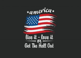 Live It Love it design for t shirt