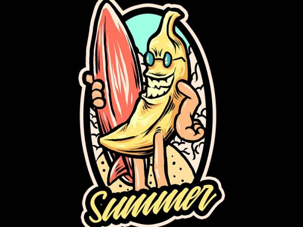 Banana summer tshirt design Banana summer tshirt design