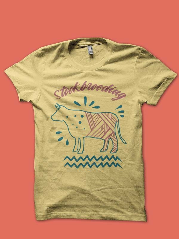 stockbreeding tshirt design for merch by amazon
