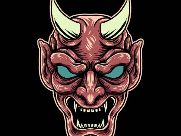 The devil tshirt design