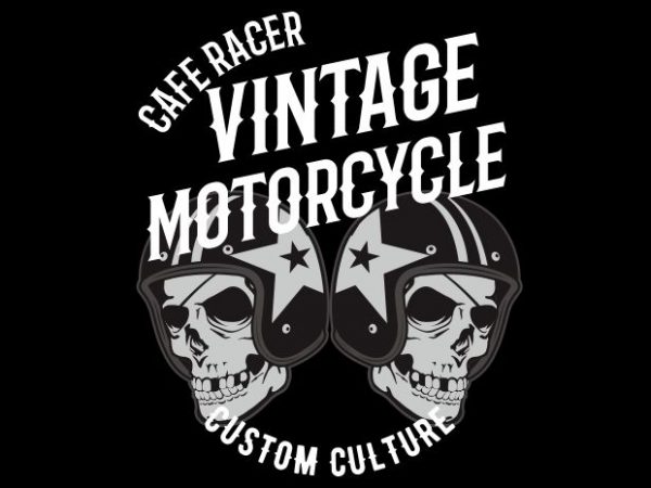 Vintage motor cycle t shirt design png