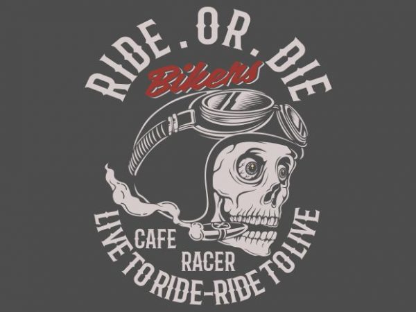 Bikers vector t-shirt design