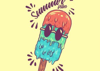 summer ice cream tshirt design