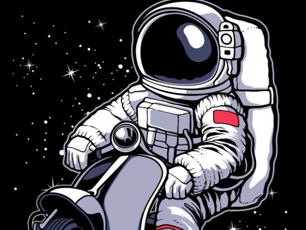 Astronaut scooter buy t shirt design