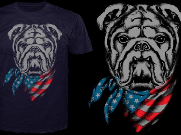 4th july dog present vector t shirt design artwork