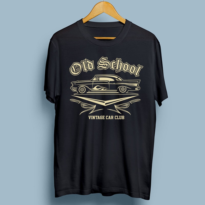 OLD SCHOOL t shirt designs for sale