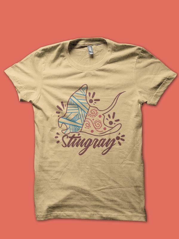 stingray tshirt design tshirt-factory.com