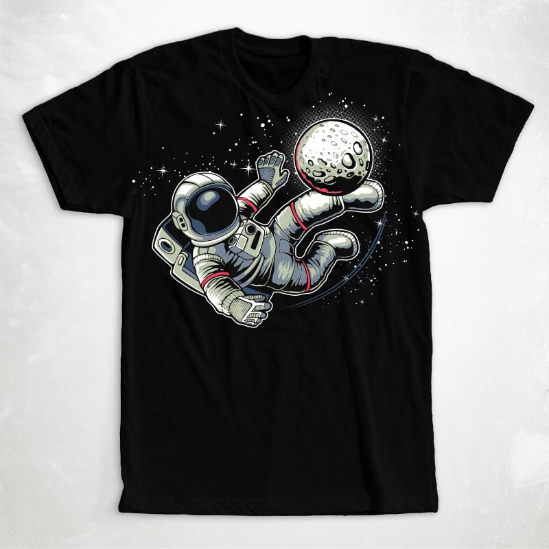 t-shirt vector Astronaut T-shirt Designs Bundle Part 5