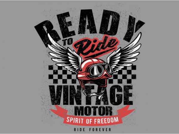 Vintage motor helmet buy t shirt design for commercial use