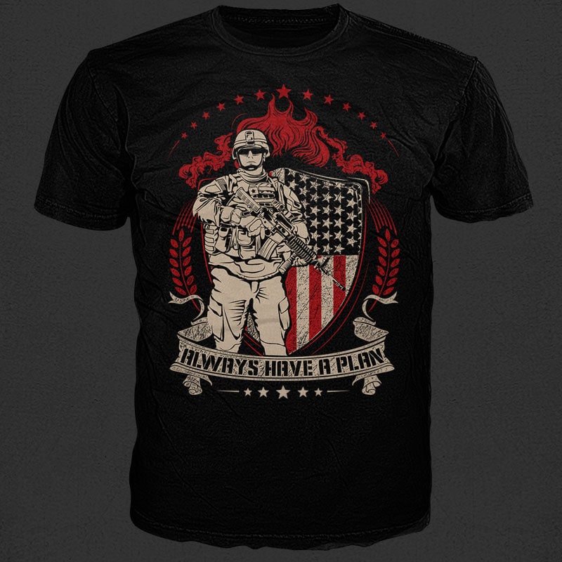 Us Army tshirt design for sale